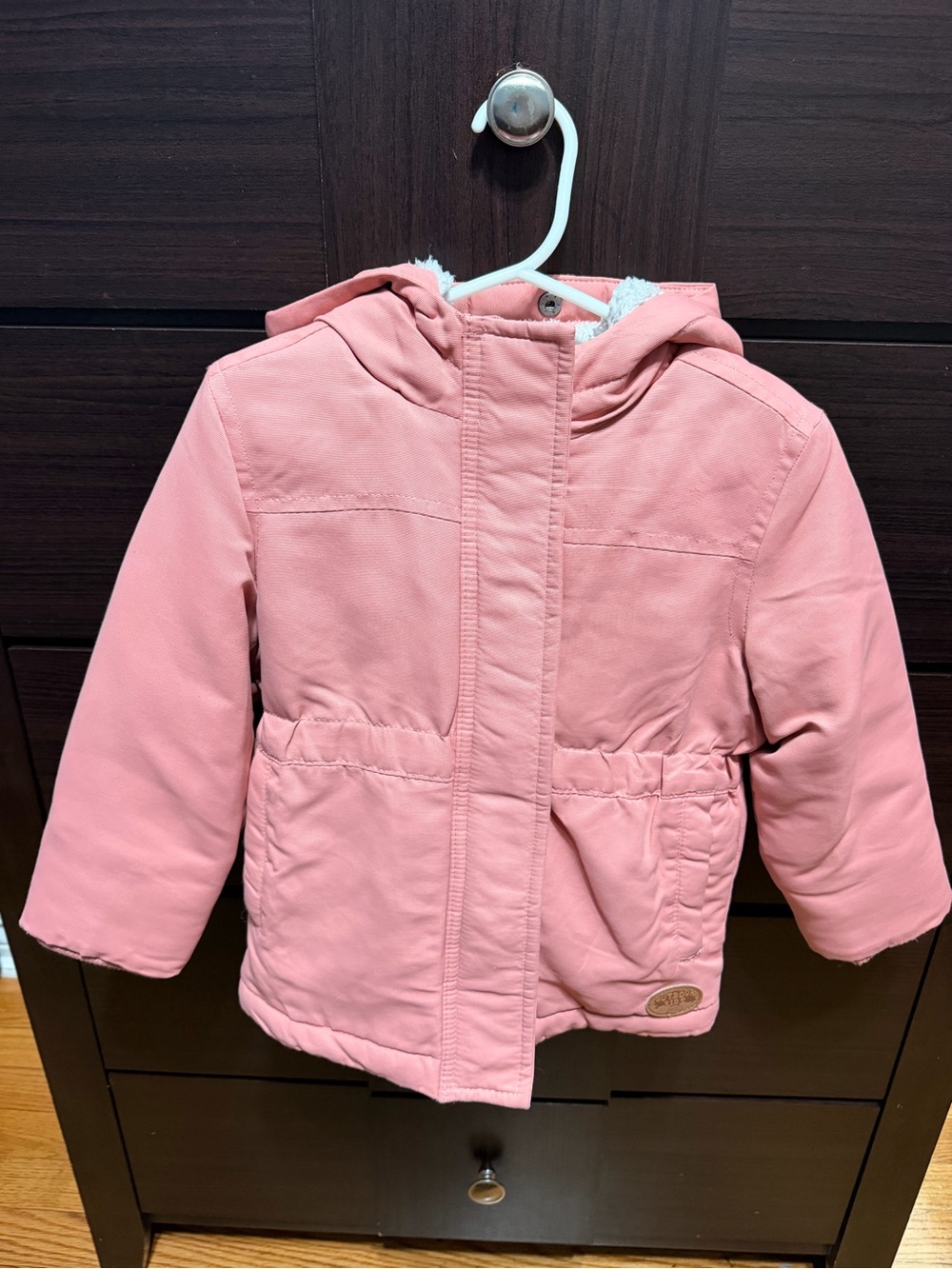 Outdoor Life Kids Dusty Pink Hooded Puffer Jacket